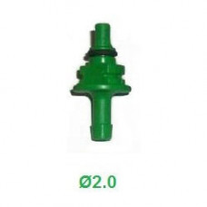 Жиклор (штуцер) калібрувальний до форсунок AEB 2.0 мм зелений